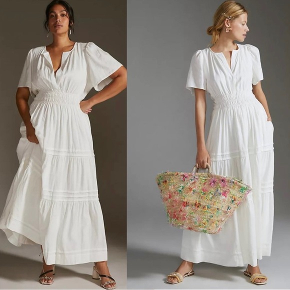 Anthropologie Dresses & Skirts - - Anthropologie The Somerset Maxi Dress: Linen Edition